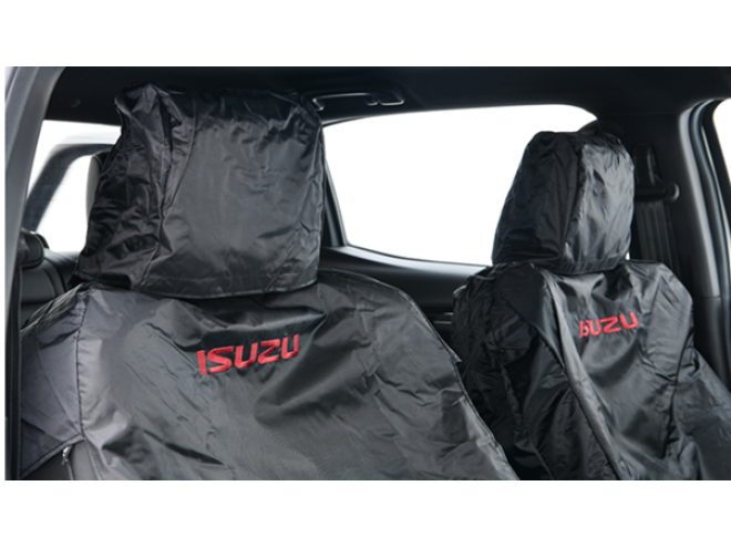 Genuine Isuzu waterproof driver front seat cover, Startin Tractors, Isuzu dealer, Isuzu parts, seat protector D-max