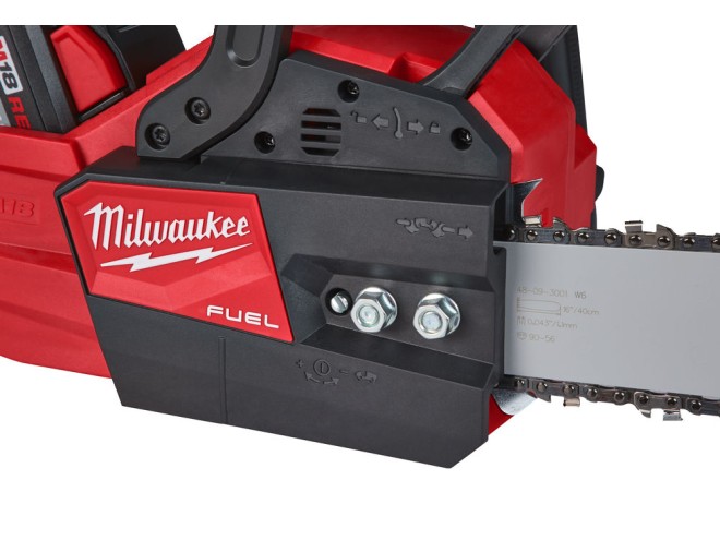 M18 Fuel™ Chainsaw with 40cm Bar. Part No. 4933464723. Model M18 FCHS-0. Milwaukee tools. Milwaukee Chainsaw. Chainsaw. Milwaukee Dealer. Workshop Tools. Outdoor Tools. Professional Gardening tools. Outdoor tools. Outdoor chainsaw. Milwaukee online shop. click & collect. Startin Tractors.