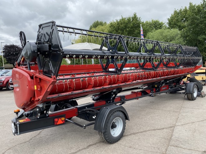 Case Ih Axial Flow 7150 Cw 25 Header Demo 9165