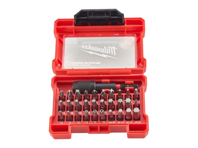 Shockwave™ 31 pc Cassette. OEM. Part No 4932472060. Milwaukee tools, Milwaukee power tools, PPE. Milwaukee bit set. Milwaukee products. Milwaukee range. Milwaukee local dealer, Startin Tractors. Click & collect.