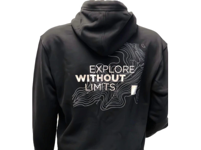 Arctic Truck Hoodie - Black. Online shop, click & collect, collect instore, fast delivery, Arctic Truck Merchandise, Isuzu Merchandise, AT Dealer, Arctic Truck hoodie, Arctic Truck jumper, Explore without Limits, Isuzu Dealer,  Startin Tractors.