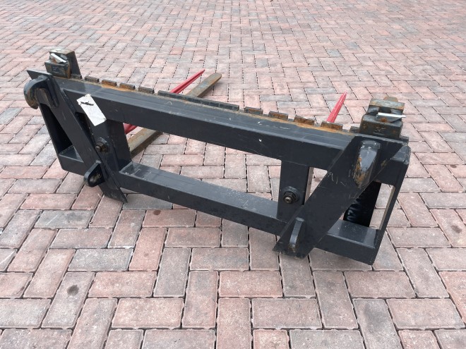 Pallet tines with bale spikes euro 8 brackets