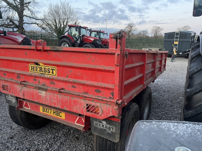 Herbst 10 Ton Dropside Trailer with sprung drawbar